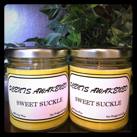 Scents Awakened Other - 1 6 OZ 100% Soy Honeysuckle Jasmine Candle